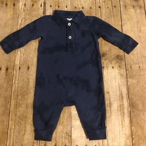 RALPH LAUREN COTTON MESH POLO COVERALL